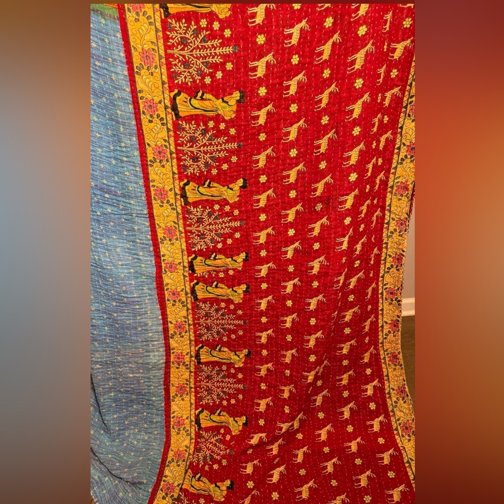 Kantha Quilt - Picture 2 of 3